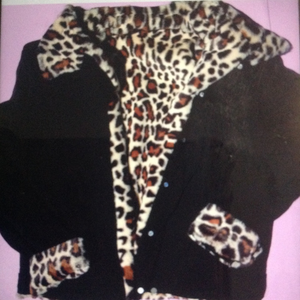Leopard cheetah jacket